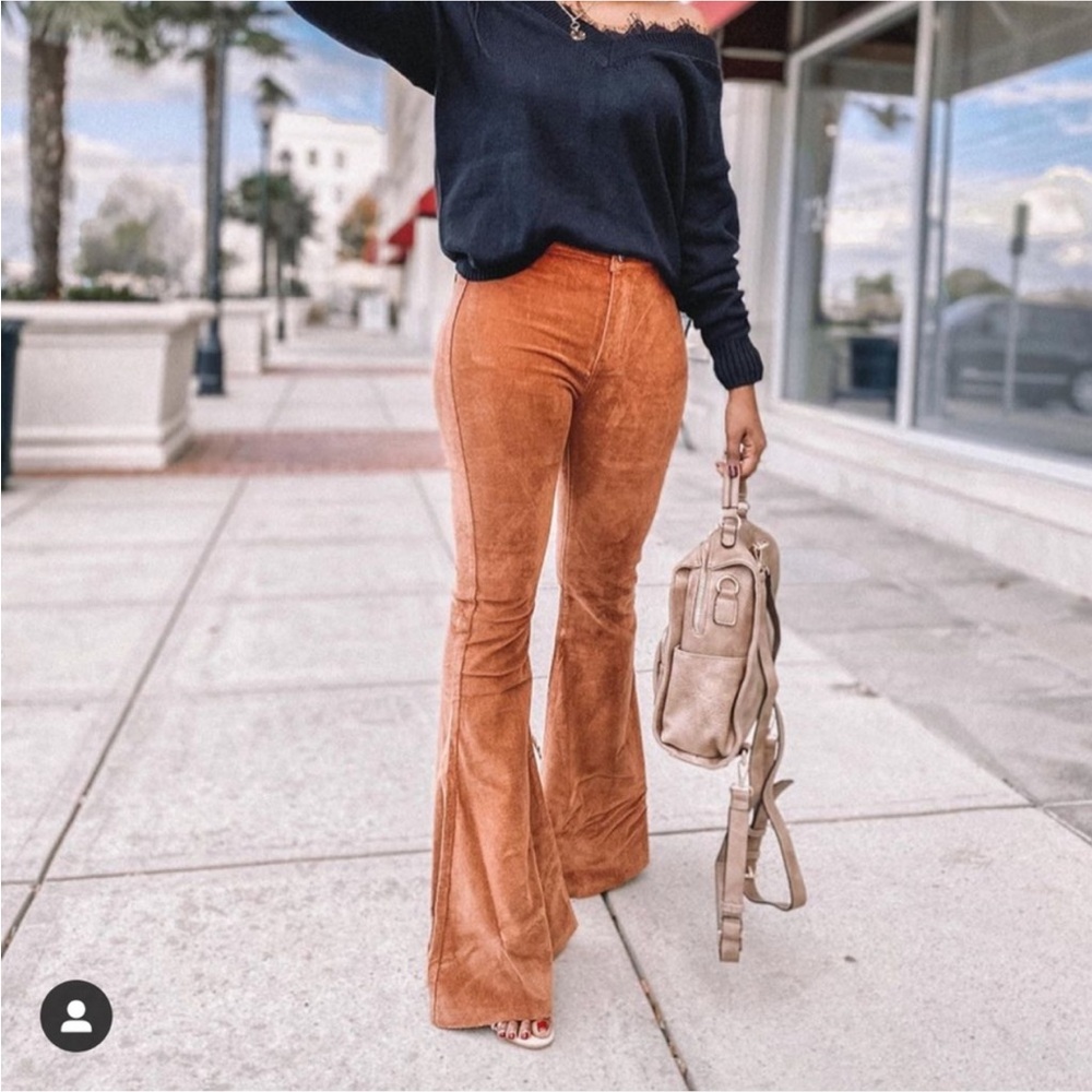 Buddylove moonshine high waist corduroy pants27 stretchy brown pumpkin highrise